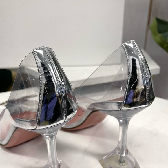 Amina Muaddi FW21 Begun Pump PVC - Picture 4 of 7